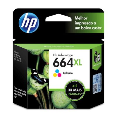 CARTUCHO ORIGINAL HP 664XL TRICOLOR