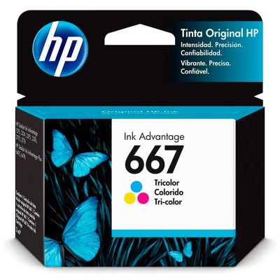 CARTUCHO ORIGINAL HP  667 TRICOLOR