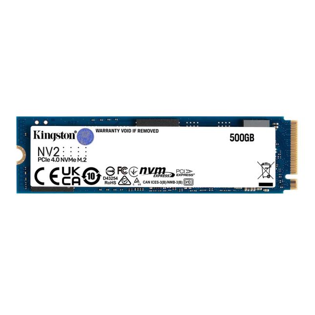 SSD KINGSTON NV2 500GB M.2 2280 NVME PCIE 4.0 - SNV2S/500G