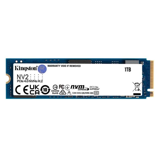 SSD KINGSTON NV2 1TB M.2 2280 NVME PCIE 4.0 - SNV2S/1000G